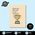 Greeting Card - Behind Every Great Child Is a Dad Taking Credit (Vol. 2)