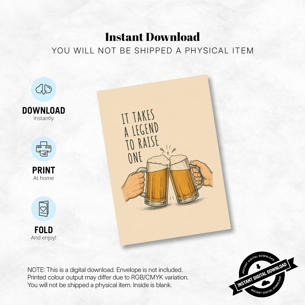 Greeting Card - It Takes a Legend to Raise One