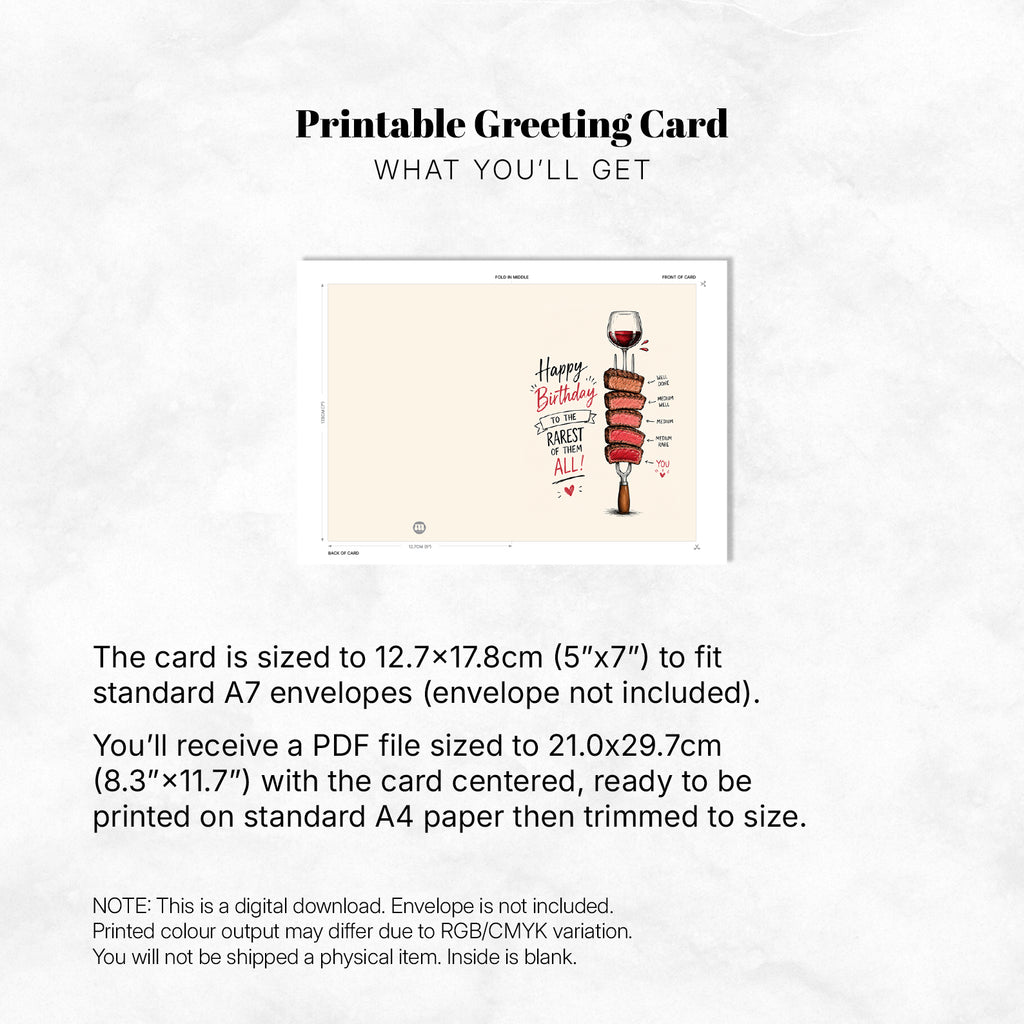 Greeting Card - Happy Birthday to the Rarest of Them All