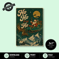 Greeting Card Xmas - Ho Ho F*king Ho