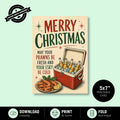 Greeting Card Xmas - May Your Prawns Be Fresh and Your Esky Be Cold (vol 2)